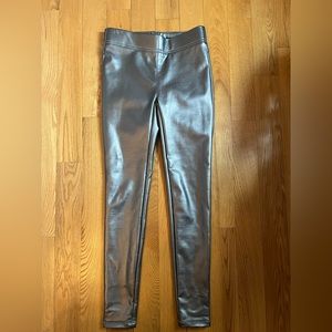 LOFT faux leather skinny pants